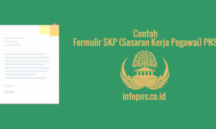 [CONTOH BERKAS] Formulir Sasaran Kerja Pegawai (SKP) PNS