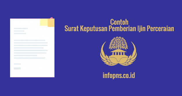[CONTOH BERKAS] Surat Keputusan Pemberian Izin Perceraian