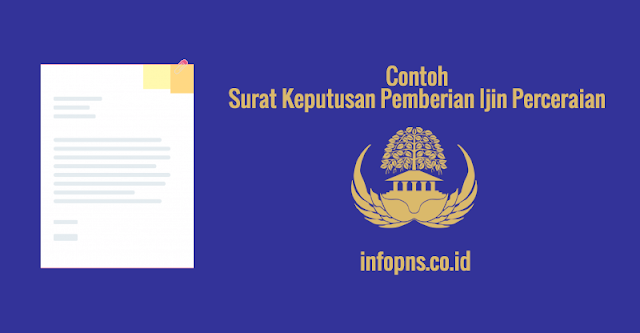 [CONTOH BERKAS] Surat Keputusan Pemberian Izin Perceraian