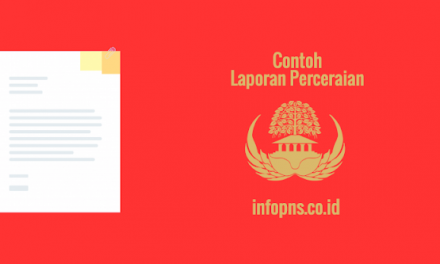 [CONTOH BERKAS] Laporan Perceraian