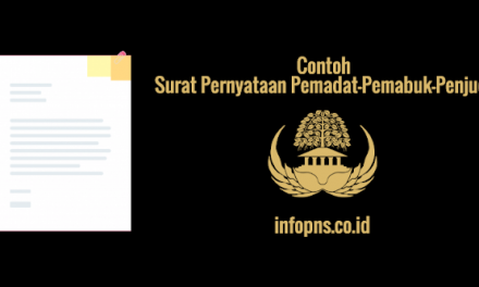 [CONTOH BERKAS] Surat Pernyataan Pemadat-Pemabuk-Penjudi
