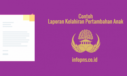 [SAMPEL] Laporan Kelahiran Anak