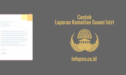 [SAMPEL] Laporan Kematian Suami/Istri