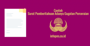 [SAMPEL] Surat Pemberitahuan Adanya Gugatan Perceraian