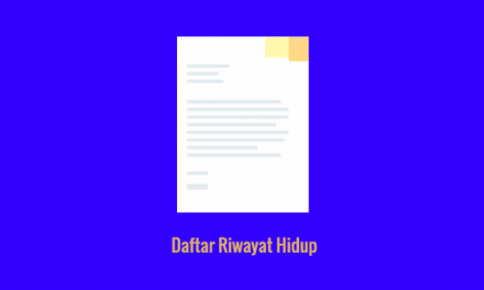 [CONTOH DOKUMEN] Daftar Riwayat Hidup