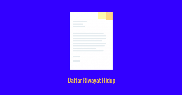 [CONTOH DOKUMEN] Daftar Riwayat Hidup