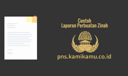 [CONTOH BERKAS] Laporan Perbuatan Zina