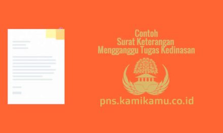 [CONTOH BERKAS] Surat Keterangan Mengganggu Tugas Kedinasan