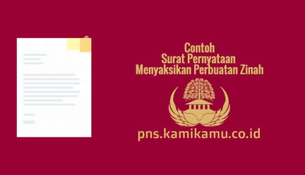 [CONTOH BERKAS] Surat Pernyataan Menyaksikan Perbuatan Zina