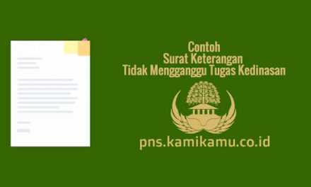[SAMPEL] Surat Keterangan Tidak Mengganggu Tugas Kedinasan