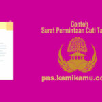 [CONTOH DOKUMEN] Surat Permintaan Cuti Tahunan