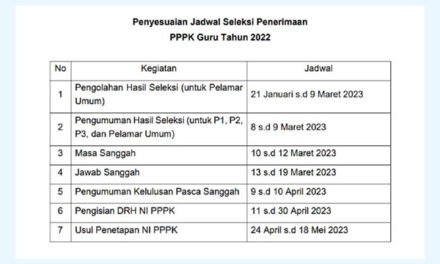 Jadwal Terbaru PPPK Guru 2022 dari BKN